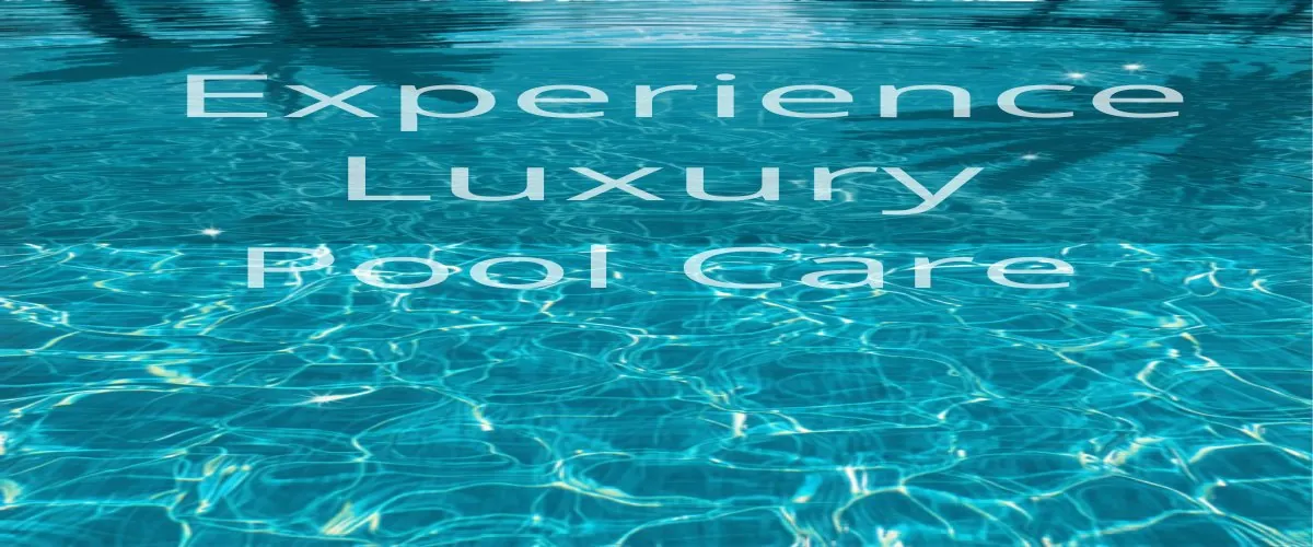 Crystal clear swimming pool cleaned by Wild Blue Pool Care in Naples FL